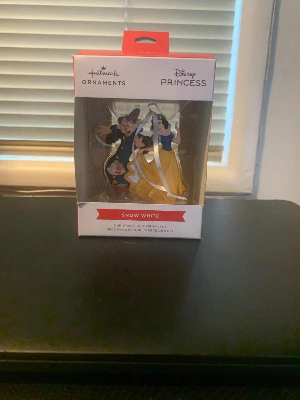 Hallmark Snow White Ornament with Yellow, Blue and Red Accents